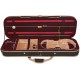 Custodia di schiuma per violino UltraLight 4/4 M-case Nero - Borgogna