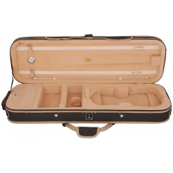 Foam violin case UltraLight 4/4 M-case Black - Cream