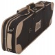 Foam violin case UltraLight 3/4 M-case Black - Paisley Honey