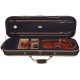Foam violin case UltraLight 1/2 M-case Black - Navy Blue