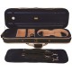 Custodia di schiuma per violino UltraLight 1/2 M-case Nero - Blu Marino