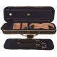 Foam violin case UltraLight 1/2 M-case Black - Navy Blue