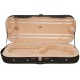 Custodia doppia rettangolare di legno per violino 4/4 Classic M-case Nero - Crema