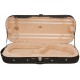 Double Violin Hard Case 4/4 oblong Classic M-case Black - Cream
