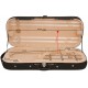Estuche doble de madera para violin 4/4 Classic M-case Negro - Crema