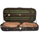 Custodia doppia rettangolare di legno per violino 4/4 Classic M-case Nero - Verde