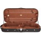 Custodia doppia rettangolare di legno per violino 4/4 Classic M-case Nero - Paisley Miele