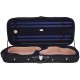Custodia doppia rettangolare di legno per violino 4/4 Classic M-case Nero - Blu Marino