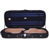 Estuche doble de madera para violin 4/4 Classic M-case Negro - Azul Marino