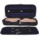 Estuche doble de madera para violin 4/4 Classic M-case Negro - Azul Marino