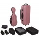 Violinkoffer Geigenkasten Glasfaser Travel 4/4 M-case Rot Special