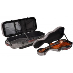 Étui pour violon en fibre de verre Fiberglass Travel 4/4 M-case Noir Special