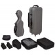 Oblong violin case Fiberglass Travel 4/4 M-case Black Special