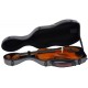 Oblong violin case Fiberglass Travel 4/4 M-case Black Point