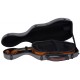 Oblong violin case Fiberglass Travel 4/4 M-case Black Point