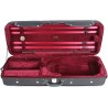 Oblong viola foam case Classic 39-42 M-case Black - Burgundy