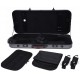 Double Case for violin 4/4, viola 36-43 Hybrid M-case Black Point