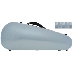 Étui pour violon en fibre de verre Fiberglass Slim Flight 4/4 M-case Bleu de Graphite