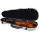 Étui pour violon en fibre de verre Fiberglass Slim Flight 4/4 M-case Bleu de Graphite