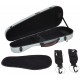 Custodia per violino Fibra di vetro Slim Flight 4/4 M-case Blu Grafite