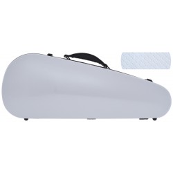 Custodia per violino Fibra di vetro SlimFlight 4/4 M-case Argento Special