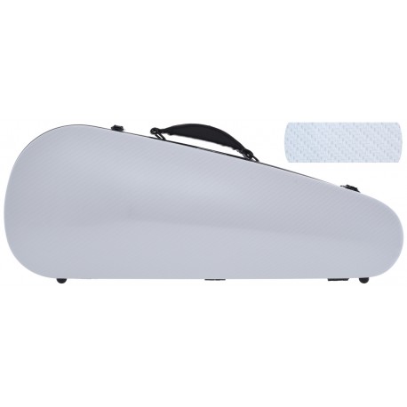 Estuche de violin fibra de vidrio SlimFlight 4/4 M-case Plata Special