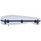 Fiberglass violin case SlimFlight 4/4 M-case Silver Special