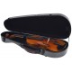 Fiberglass violin case Slim Flight 4/4 M-case Black Point