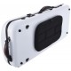 Estuche doble de violin 4/4, viola 36-43 Hybrid M-case Blanco Special 3D