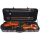 Double Case for violin 4/4, viola 36-43 Hybrid M-case Black Point