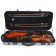 Custodia doppia per violino 4/4, viola 36-43 Hybrid M-case Blu Grafite