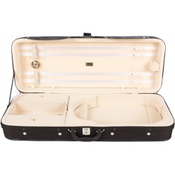 Estuche de espuma para viola Premium 36-44 M-case Negro - Crema