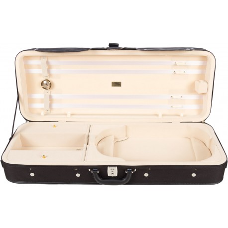 Custodia di schiuma per viola Premium 36-44 M-case Nero - Crema
