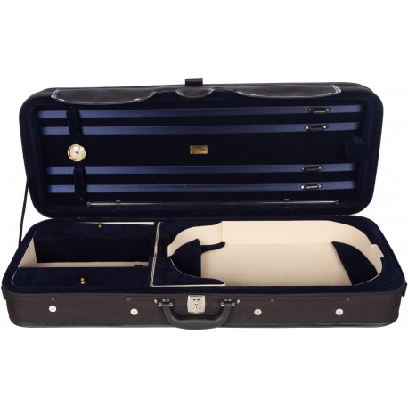Estuche de espuma para viola Premium 36-44 M-case Negro - Azul Marino