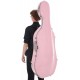 Custodia per violoncello fibra di carbonio Quill 4/4 M-case Rosa