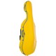 Cellokoffer Kohlefaser Quill 4/4 M-case Gelb