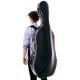 Carbon Fibre cello case Quill 4/4 M-case Black