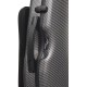 Bratschenkoffer Kohlefaser Quill 34-46 M-case Schwarz Special