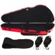 Custodia per viola fibra di carbonio Quill 34-43 M-case Rosso