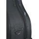 Cellokoffer Schaumstoff UltraLight 4/4 M-case Schwarz - Weinrot
