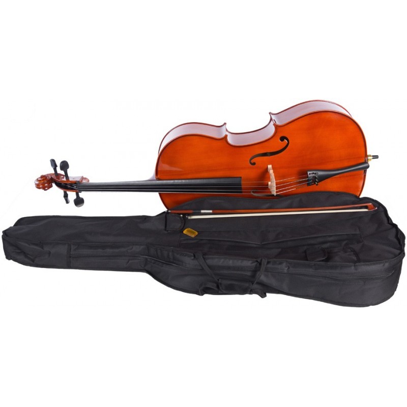 Cello FR Violoncelle 1/8 M-tunes No.100 en bois pour les étudiants 