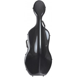 Étui en fibre de carbone pour violoncelle Classic 4/4 M-case Noir