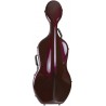 Cellokoffer Carbon-Glasfasser Classic 4/4 M-case Weinrot