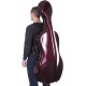 Cellokoffer Carbon-Glasfasser Classic 4/4 M-case Weinrot