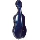 Cellokoffer Carbon-Glasfasser Classic 4/4 M-case Marineblau