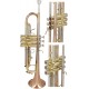 Trumpet B, Bp Solist-2 M-tunes - Gold