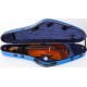 Étui pour violon en fibre de verre Fiberglass SlimFlight 4/4 M-case Bleu