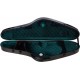 Fiberglass violin case SlimFlight 4/4 M-case Black - Green