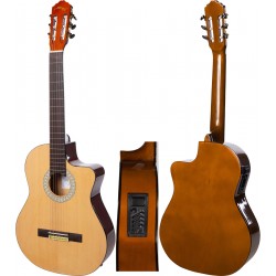 Guitarra eléctrica clásica 4/4 39" M-tunes MTC209CE