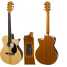 Electro acoustic guitar 4/4 40" M-tunes MTF248CE